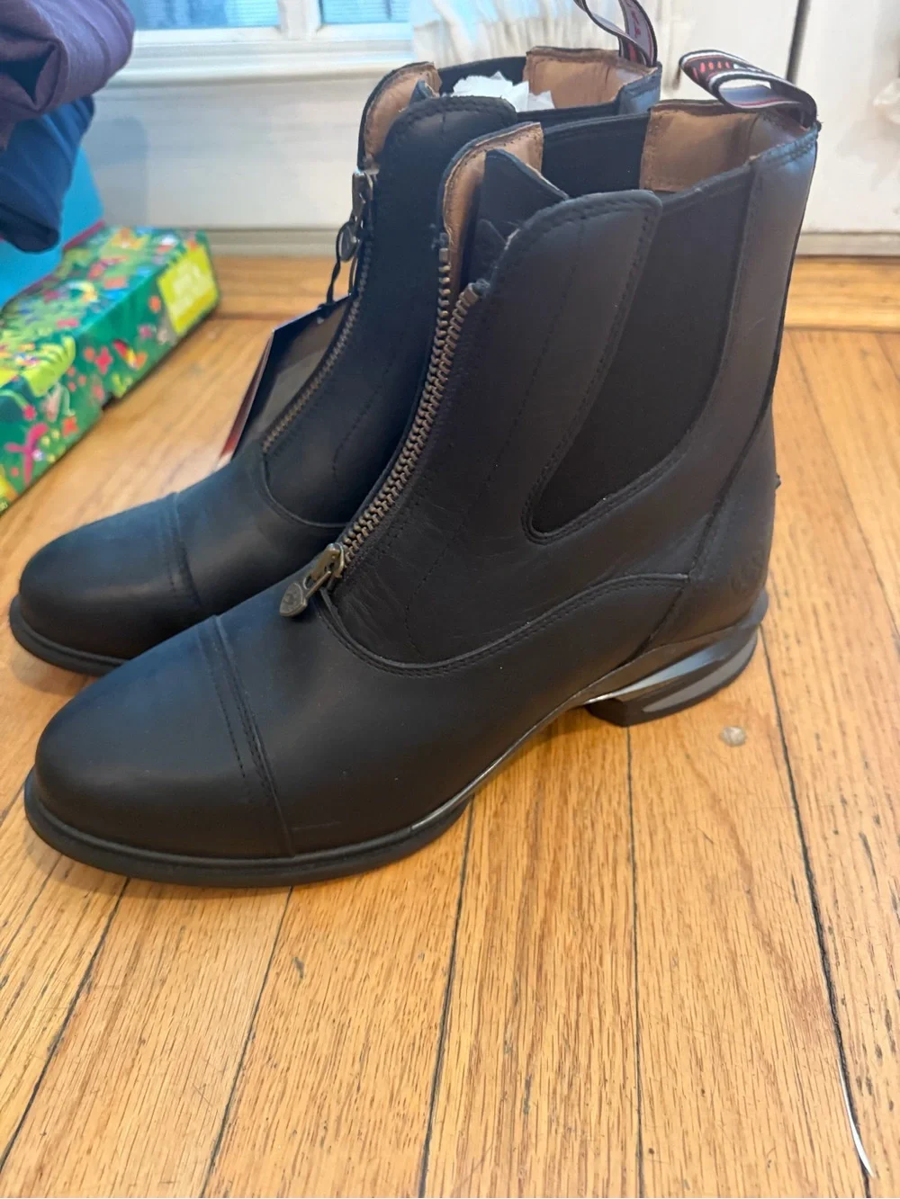 Ariat Devon Nitro Paddock Boots Mens 9 Black NEW with Tags